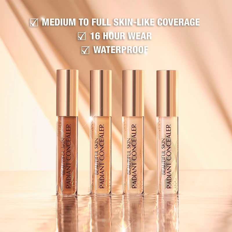 Anticernes radieux couvrance moyenne à totale Beautiful Skin avec acide hyaluronique