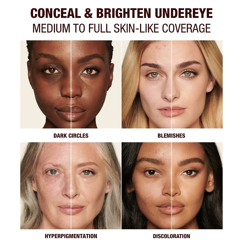 Anticernes radieux couvrance moyenne à totale Beautiful Skin avec acide hyaluronique