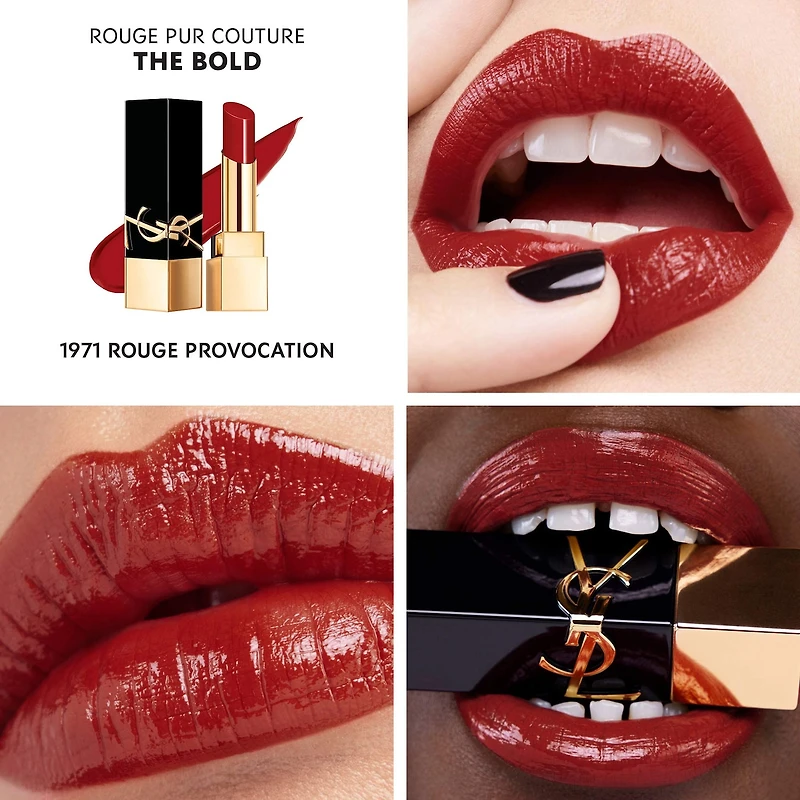 Le rouge à lèvres audacieux riche en pigment