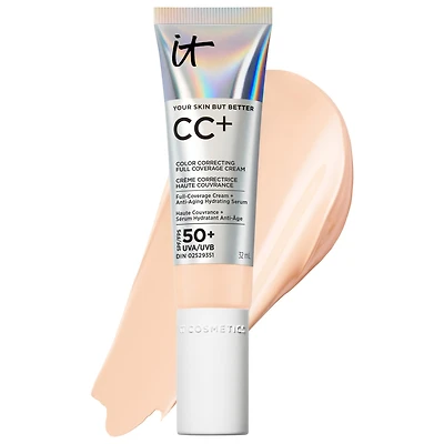 IT Cosmetics CC+ Cream Full Coverage Color Correcting Foundation with SPF 50+ 1.08 mL