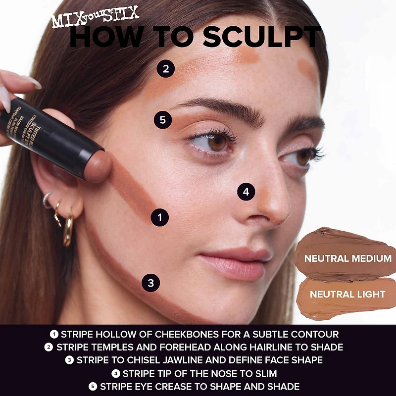 Bâton teinté pour estomper les contours