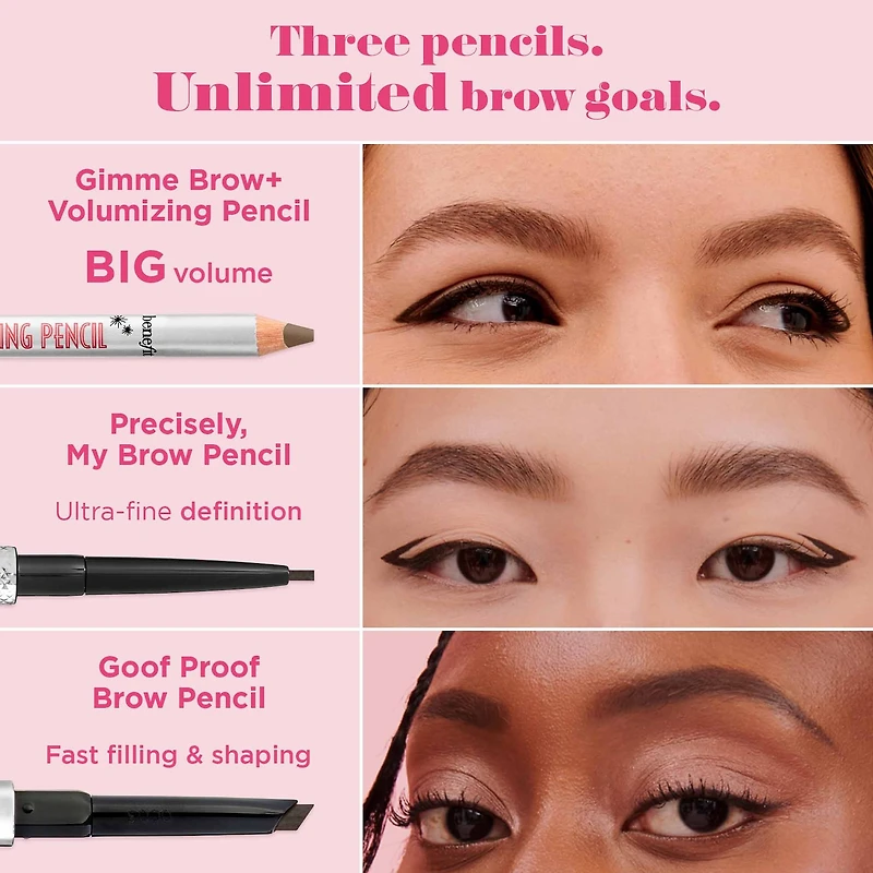 Crayon à sourcils volumisant avec fibre Gimme Brow+