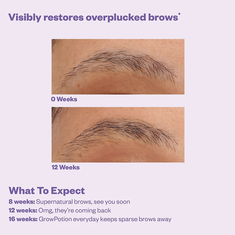 GrowPotion Fluffy Brow + Lash Boosting Serum