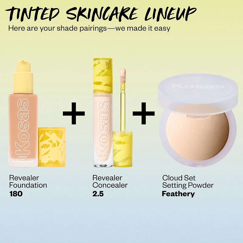 Revealer Skin-Improving Foundation SPF25 with Hyaluronic Acid and Niacinamide