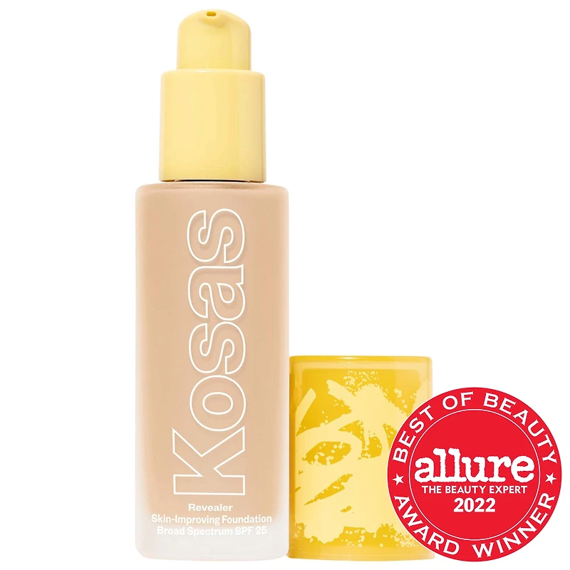 Kosas Revealer Skin-Improving Foundation SPF25 with Hyaluronic Acid and Niacinamide 1 oz / 30 mL