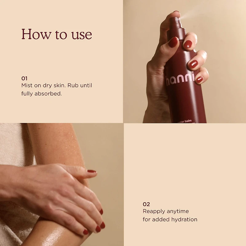 Water Balm Instant Hydration Body Moisturizer Mist