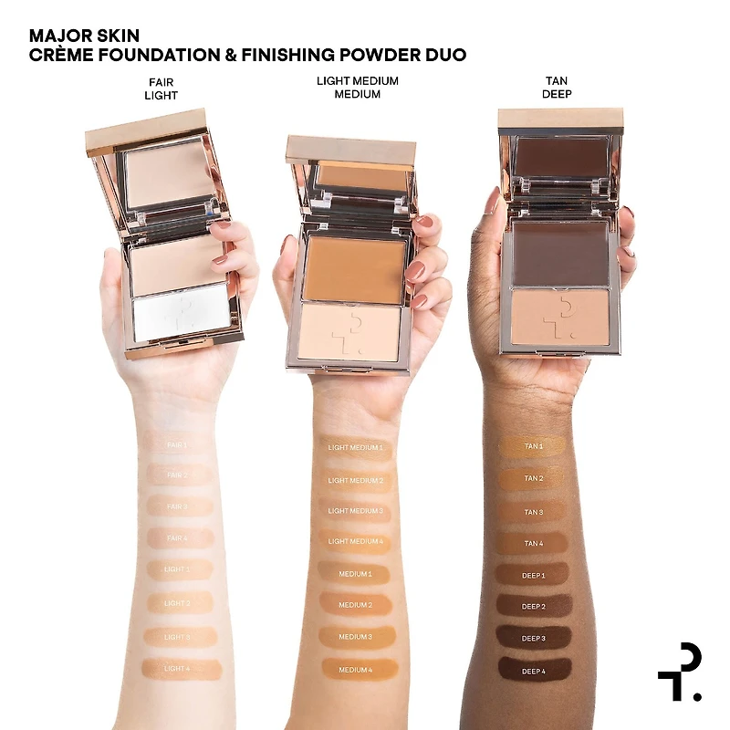 Duo fond de teint en crème et poudre finition Major Skin