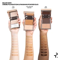 Duo fond de teint en crème et poudre finition Major Skin