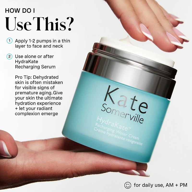 Crème d’eau hydratante revitalisante HydraKate