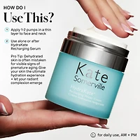 Crème d’eau hydratante revitalisante HydraKate