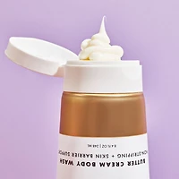 Moisturizing Butter Cream Body Wash - Non-Stripping with Shea Butter, Ceramides and Niacinamide