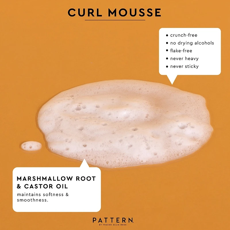 Mousse pour boucles et torsades