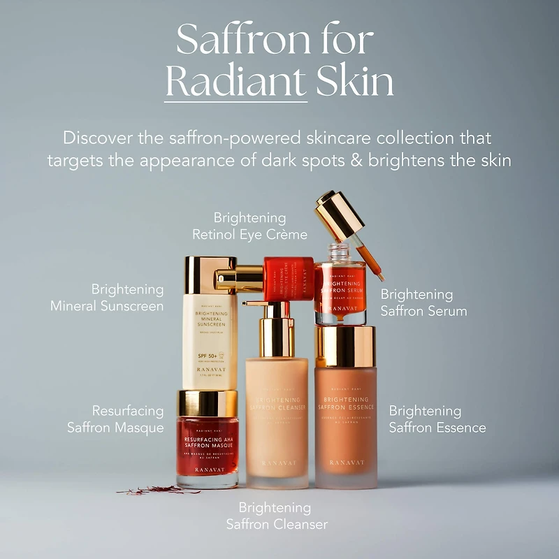 Brightening Dark Spot and Anti-Aging Facial Serum with Saffron Turmeric