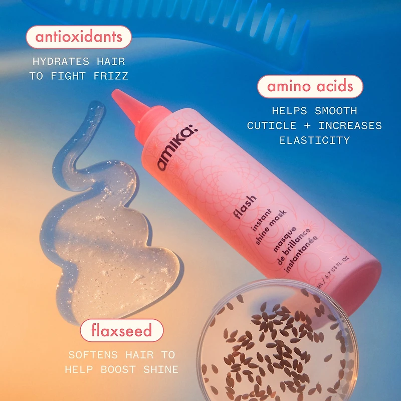 Masque lustre pour les cheveux de brillance instantanée Flash