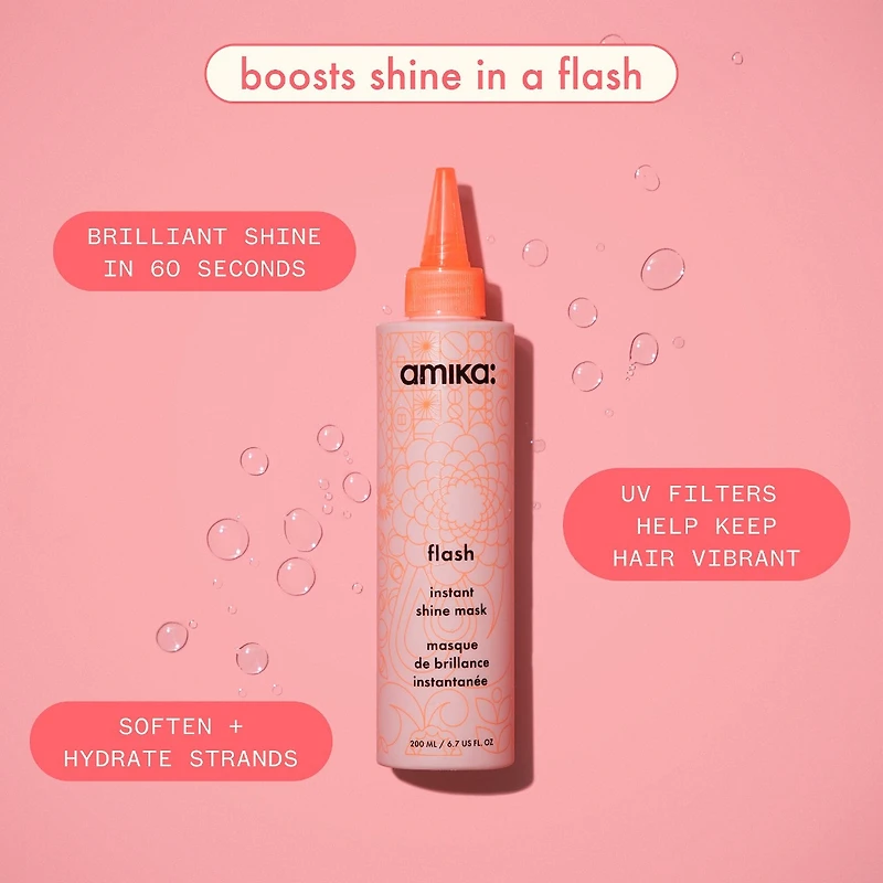 Masque lustre pour les cheveux de brillance instantanée Flash
