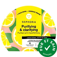 Masques visage hydratants avec acide hyaluronique