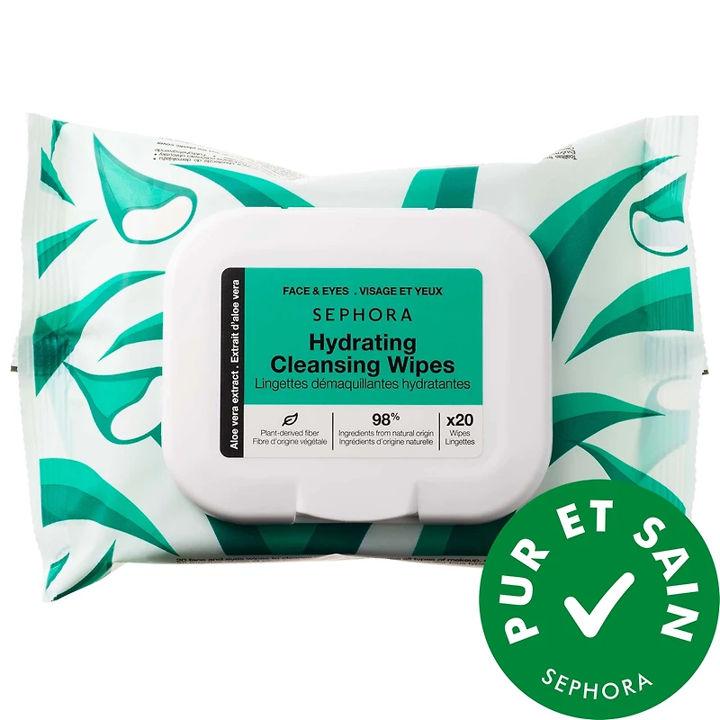 Lingettes nettoyantes et exfoliantes