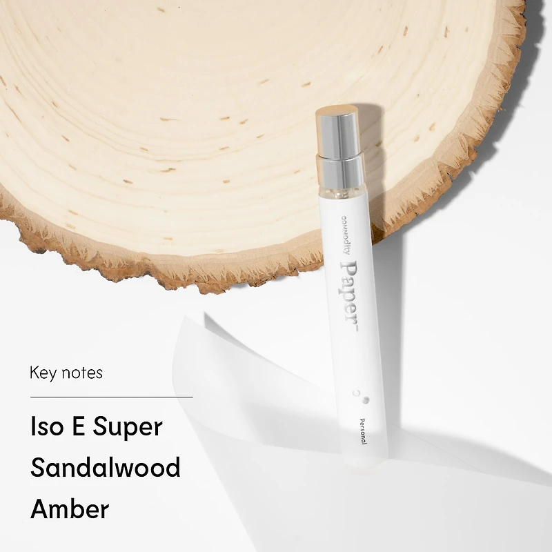 Paper- Personal Eau de Parfum with Amber & Iso E Super