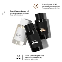 Milk+ Bold Eau de Parfum with Marshmallow & Firewood Travel Spray