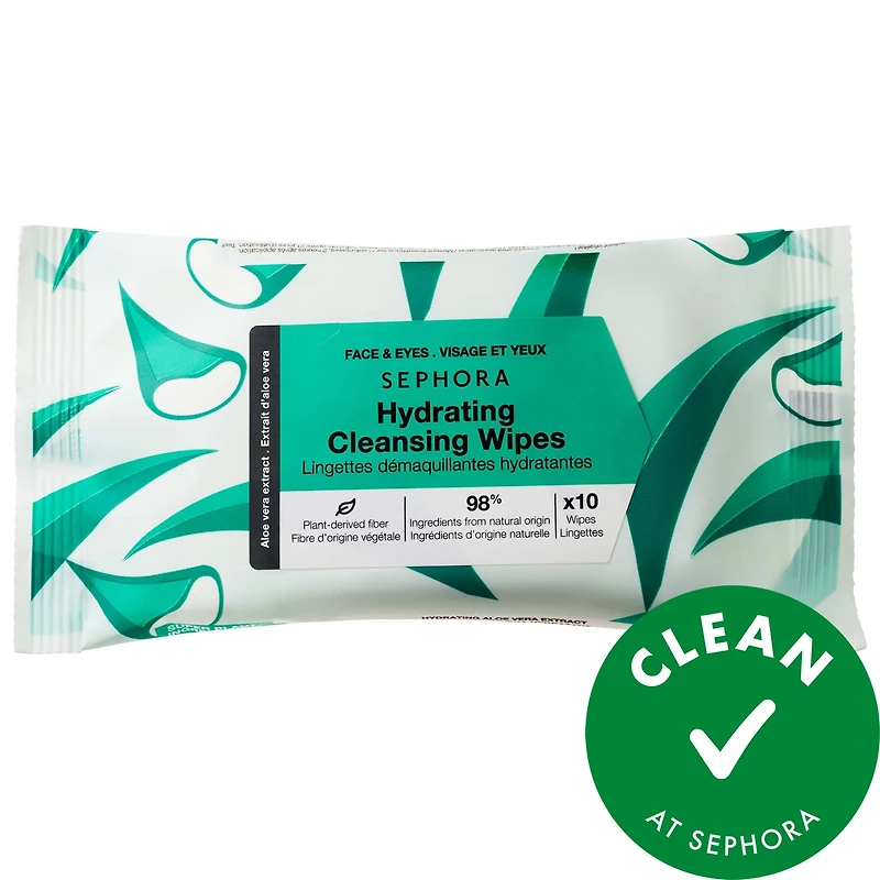 SEPHORA COLLECTION Cleansing + Exfoliating Wipes / 1 pack