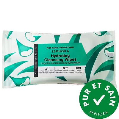 Lingettes nettoyantes et exfoliantes