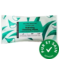 Lingettes nettoyantes et exfoliantes