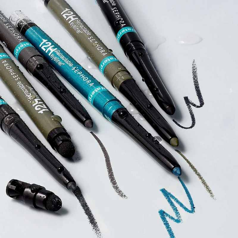 Waterproof 12HR Retractable Eyeliner Pencil