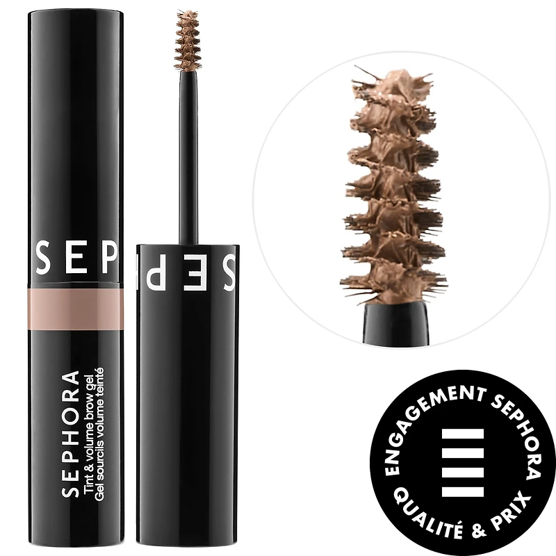 Gel à sourcils teinté et volumisant