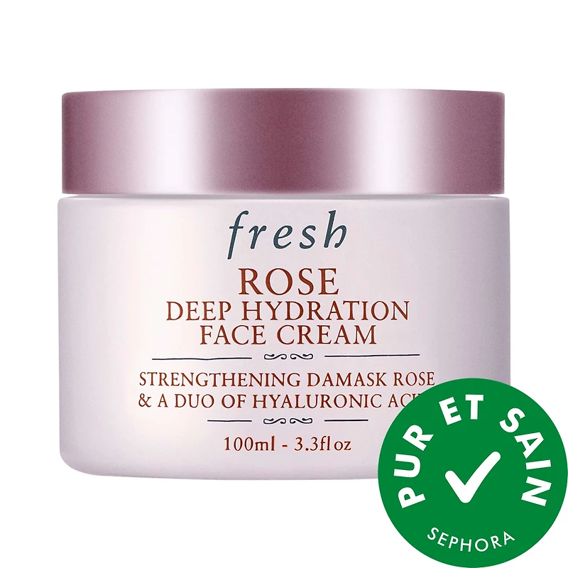 Hydratant profond à la rose et l’acide hyaluronique