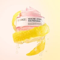 Hydratant illuminant à la rose avec vitamine C + squalane