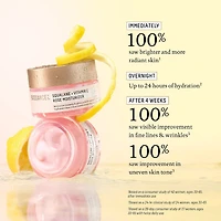 Hydratant illuminant à la rose avec vitamine C + squalane