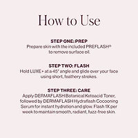 LUXE+ Advanced Sonic Dermaplaning + Peach Fuzz Removal
