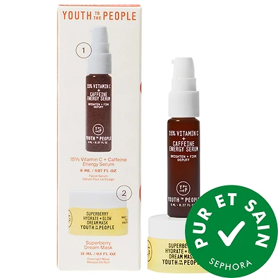 Ensemble Youth Stacks™ : Duo Lendemain plus lumineux pour la peau terne