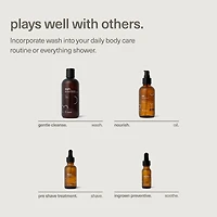 Wash - pH-balanced body wash and bubble bath