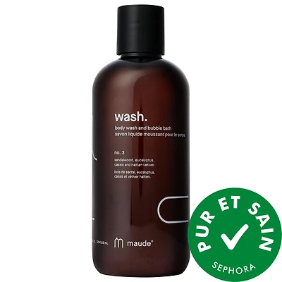 Wash - pH-balanced body wash and bubble bath