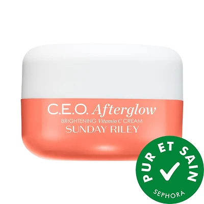 Sunday Riley Mini C.E.O. Hydratant éclat avec vitamine C Afterglow 0.5 oz / 15 mL