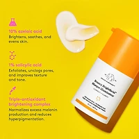 Masque illuminateur Bouncy Brightfacial avec 10 % d’acide azélaïque + 1 % d’acide salicylique