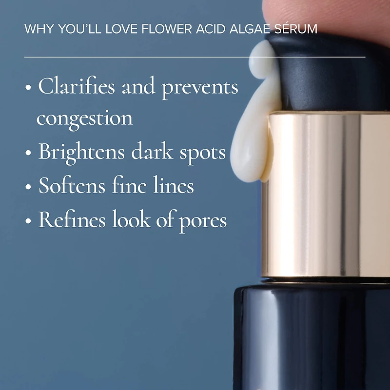 Flower Acid Algae Resurfacing Serum with 11% Lactic Acid + PHA