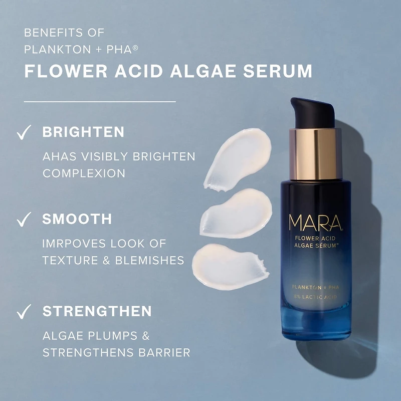 Flower Acid Algae Resurfacing Serum with 11% Lactic Acid + PHA