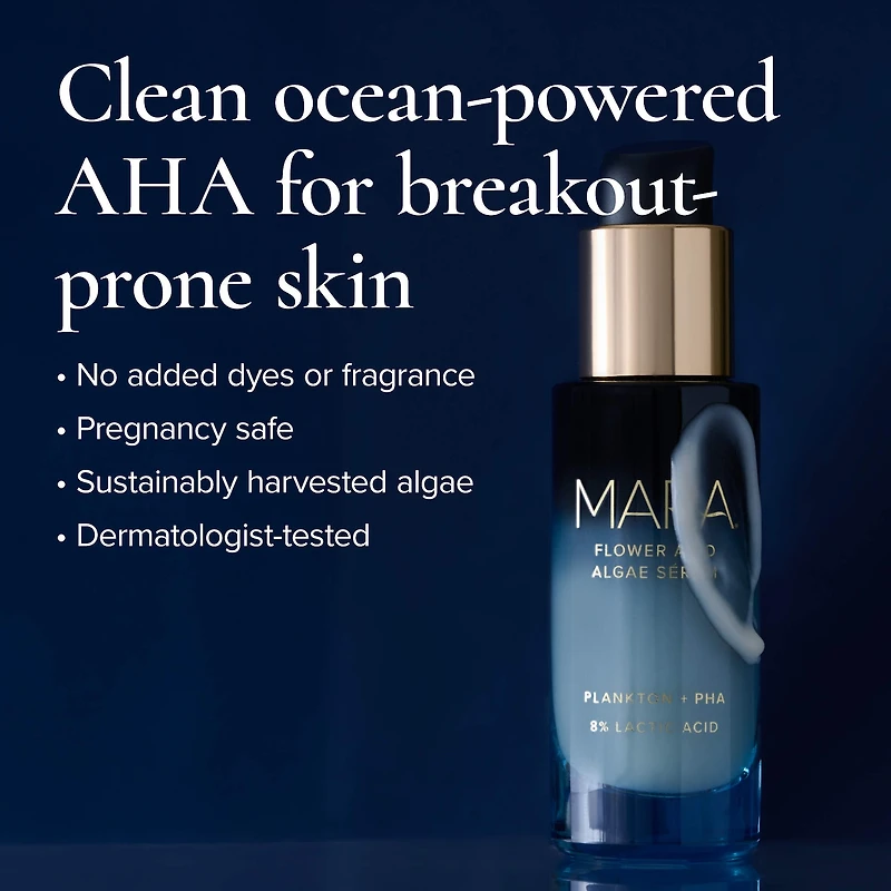 Flower Acid Algae Resurfacing Serum with 11% Lactic Acid + PHA
