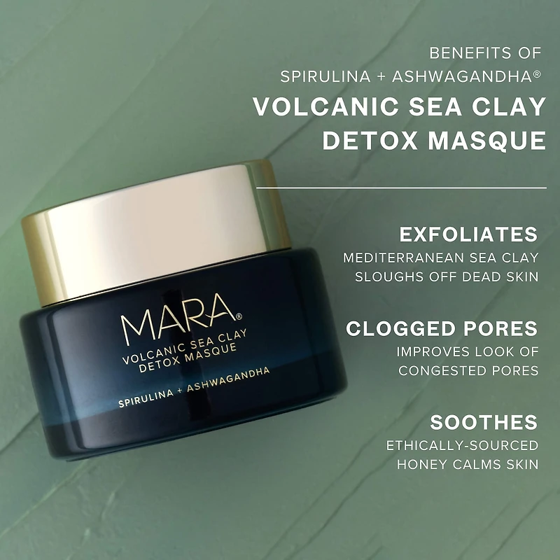 Pore Minimizing Volcanic Sea Clay Detox Mask For Dullness & Dryness