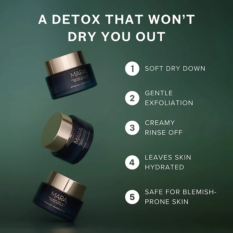 Pore Minimizing Volcanic Sea Clay Detox Mask For Dullness & Dryness