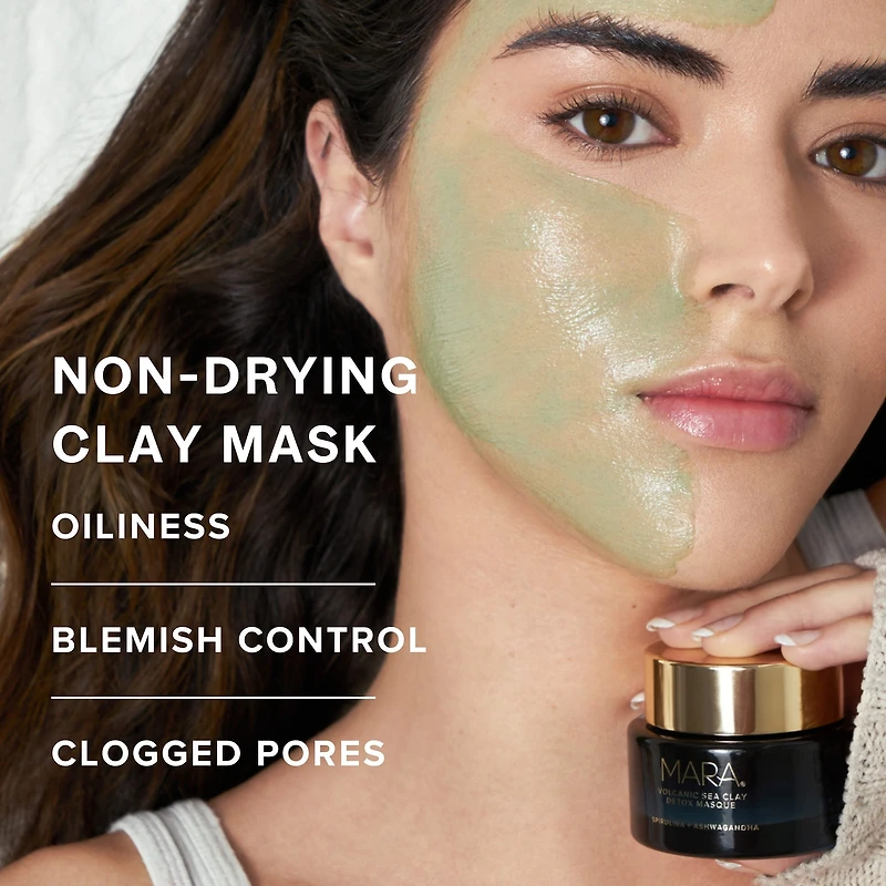 Pore Minimizing Volcanic Sea Clay Detox Mask For Dullness & Dryness