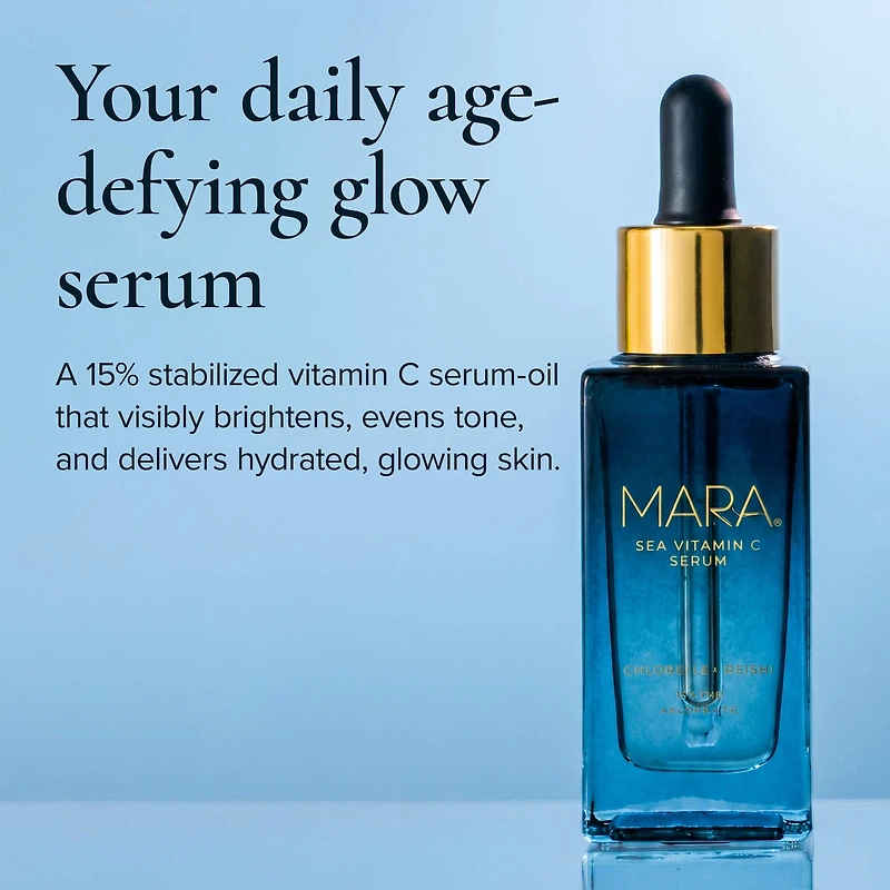Sea Vitamin C Serum for Brightening Dark Spots & Redness with Algae