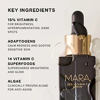 Sea Vitamin C Serum for Brightening Dark Spots & Redness with Algae