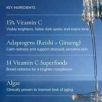 Sea Vitamin C Serum for Brightening Dark Spots & Redness with Algae