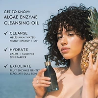 Algae Enzyme Cleansing Oil Makeup Remover with Chia + Moringa