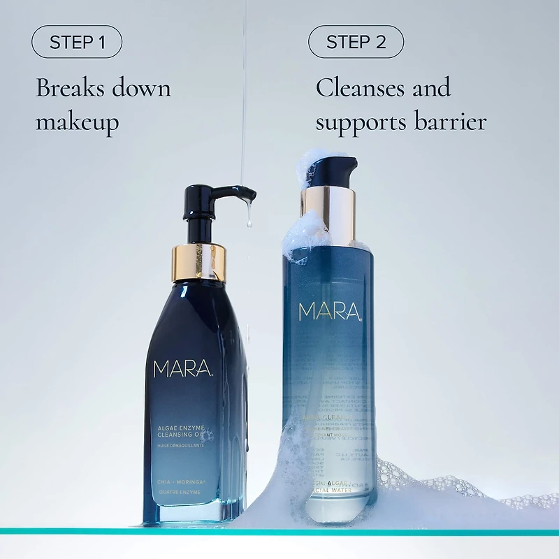 Algae Enzyme Cleansing Oil Makeup Remover with Chia + Moringa