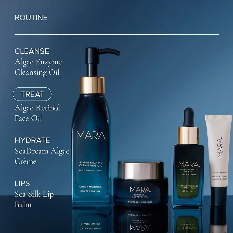 Mini 1.2% Clean Algae Retinol Face Oil for Anti-Aging and Wrinkles with Green Tea