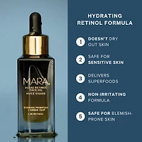Mini 1.2% Clean Algae Retinol Face Oil for Anti-Aging and Wrinkles with Green Tea
